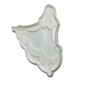 Vintage Lady Dancing Christmas Song Cookie Cutter